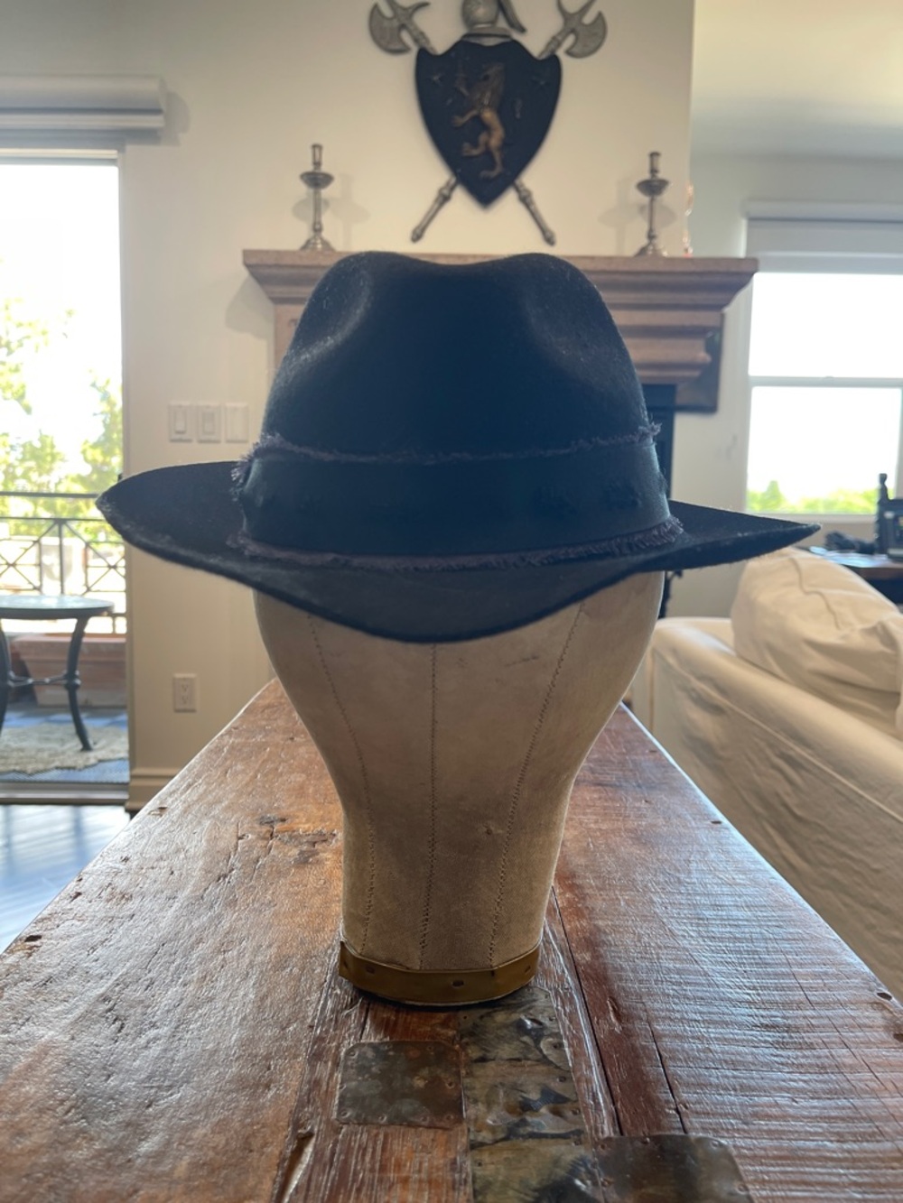 Zadig & Voltaire Black Fedora Hat